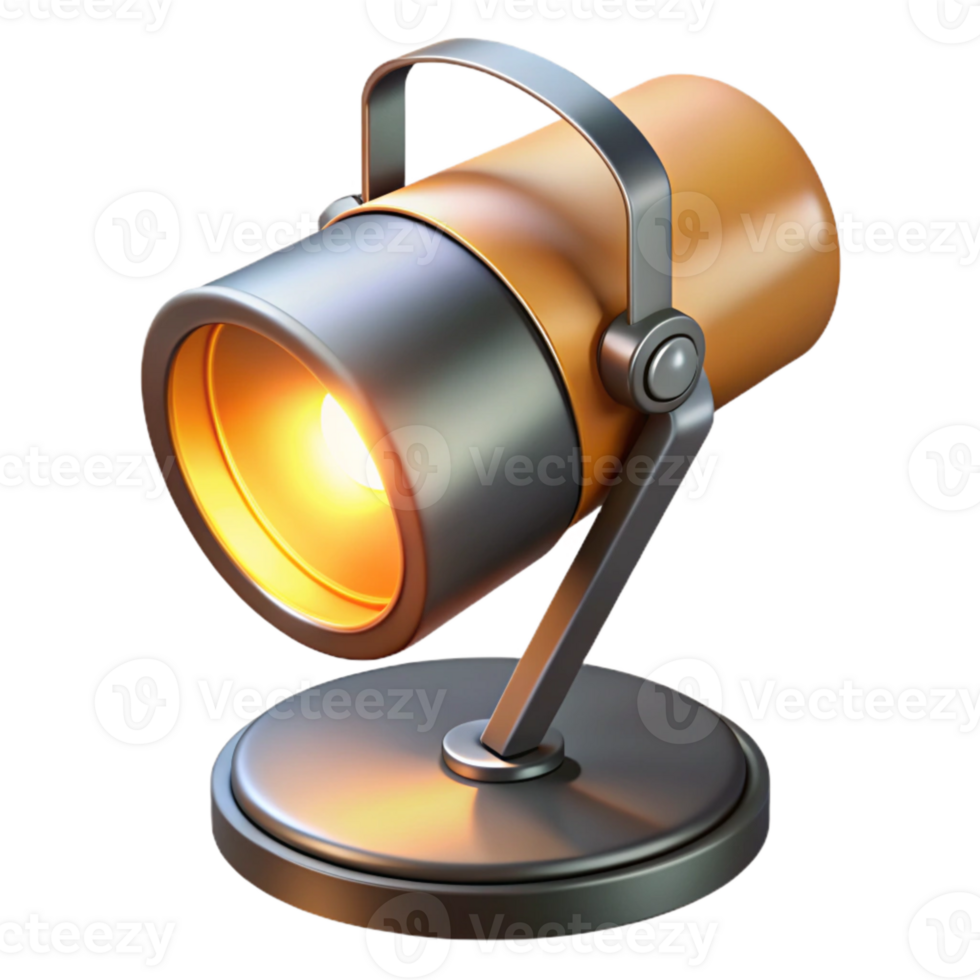 impressive abstract Stage Spotlight Shining Down Transparent Background png