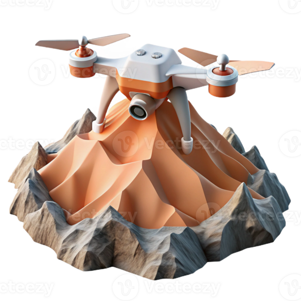 stunning classic Drone in Flight Over Green Fields Cutout professional png