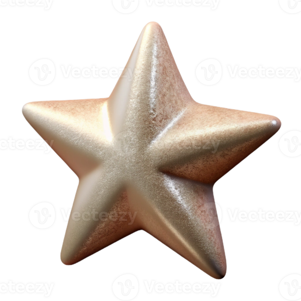 impressive modern Star Isolated with Five Points detailed png