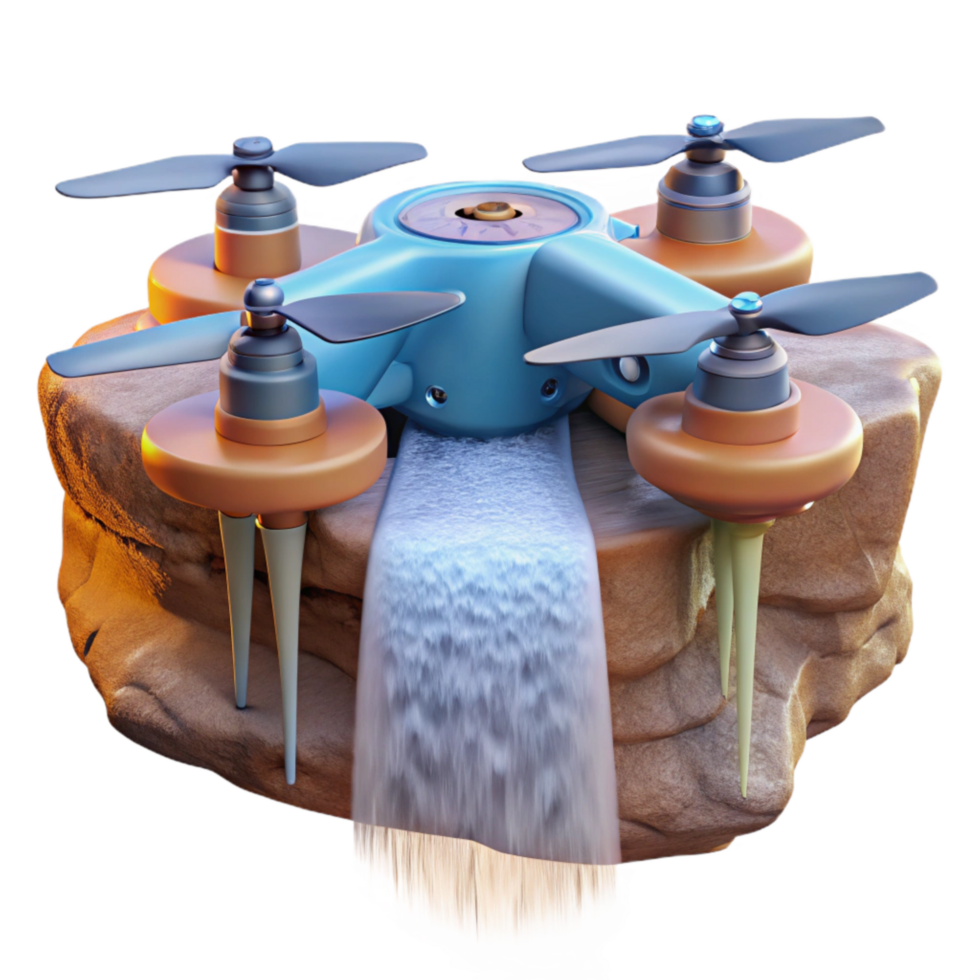 stunning traditional Drone in Flight Over Green Fields Cutout exclusive png