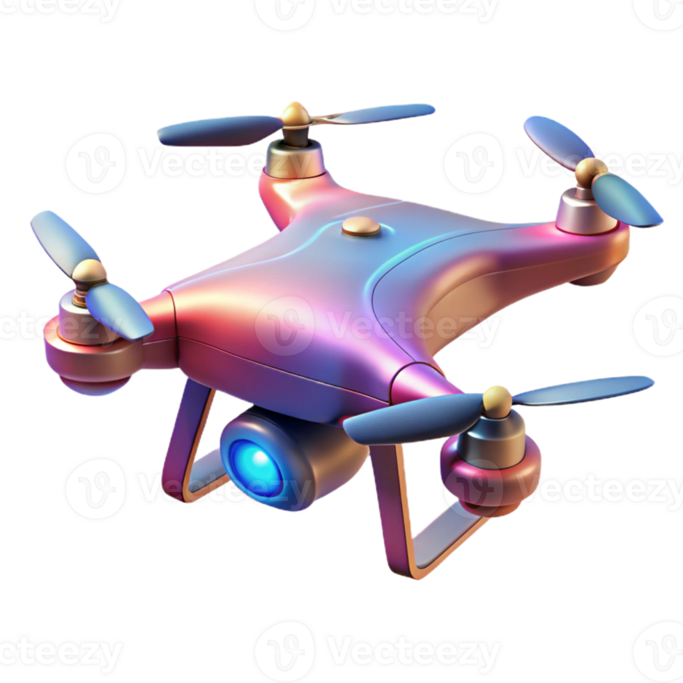 stunning rustic Drone in Flight with Motion Blur Transparent Background png