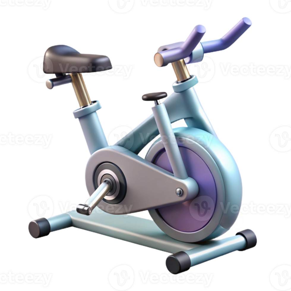 beautiful contemporary Stationary Bike Indoor Cycling Transparent Background Cutout genuine png