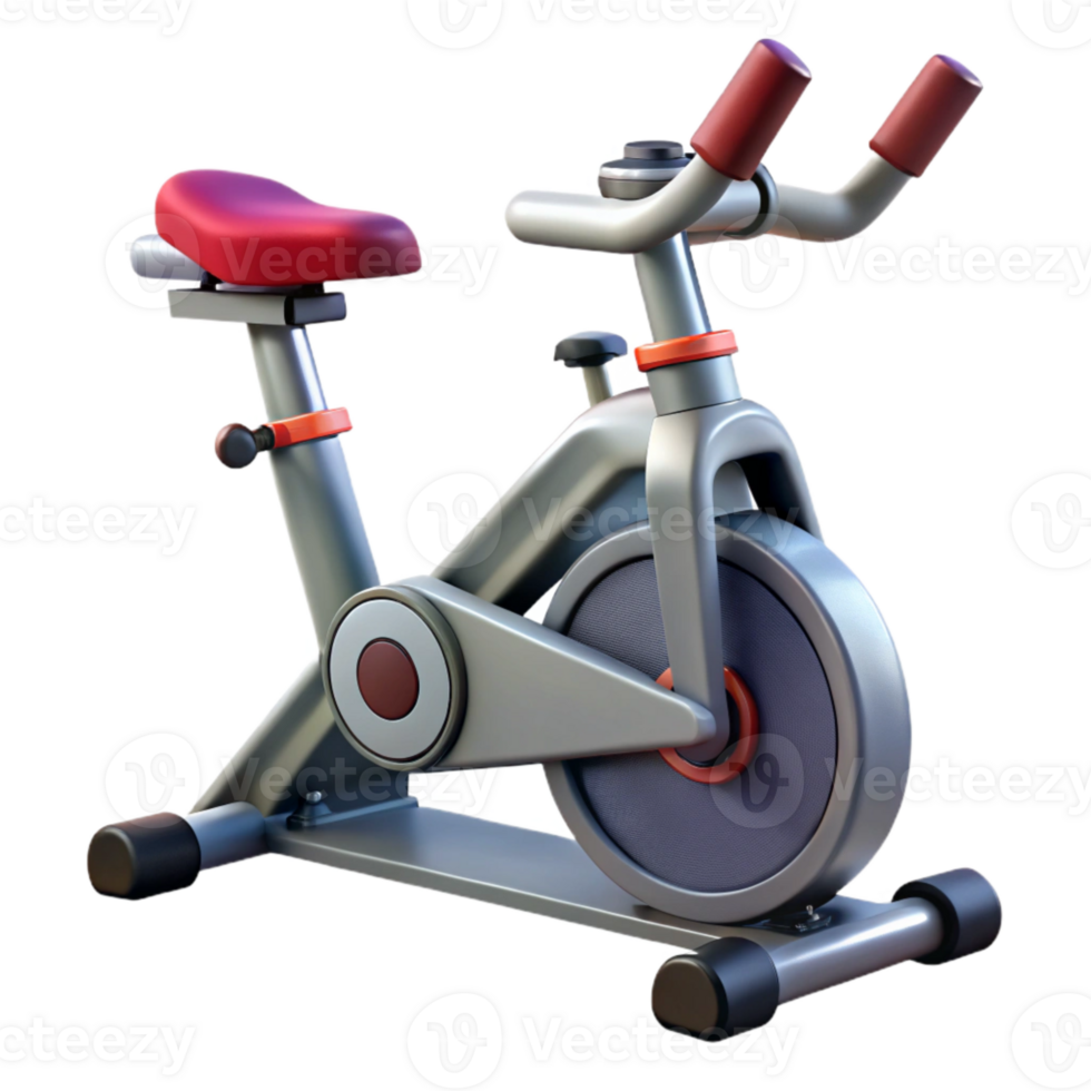 elegant abstract Stationary Bike Indoor Cycling Transparent Background Cutout high quality png