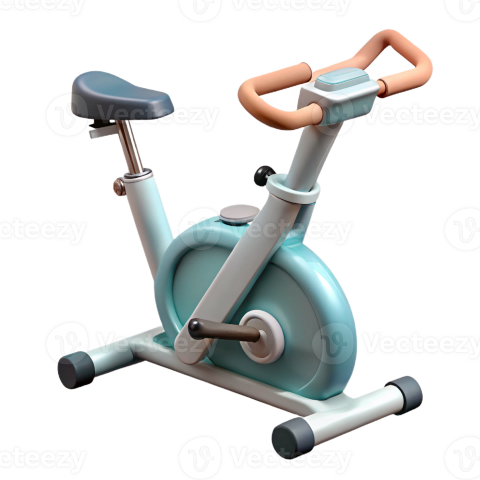 stunning modern Stationary Bike Upright Position Isolated png
