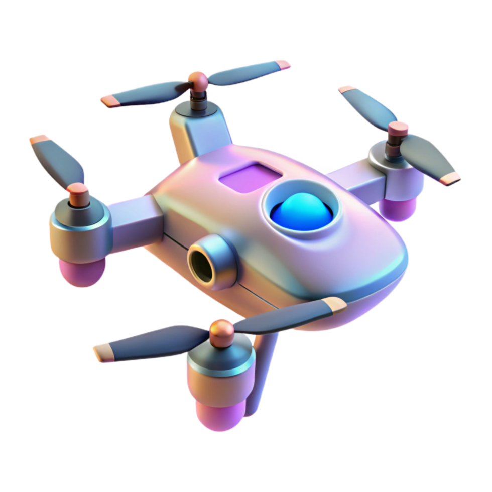 wonderful rustic Drone in Motion Blur Transparent Background premium png