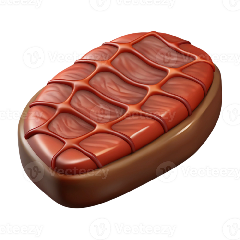extraordinary abstract Steak Grilled Medium Rare Isolated premium png