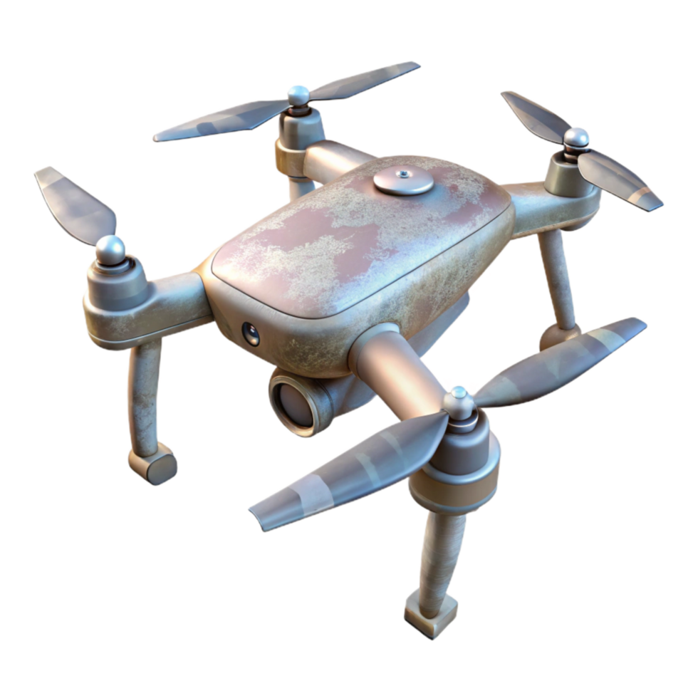 extraordinary artistic Drone in Partial Shade Transparent Background genuine png
