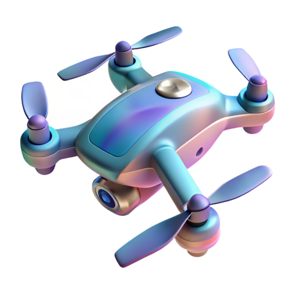 elegant minimalist Drone in Motion Blur Transparent Background genuine png