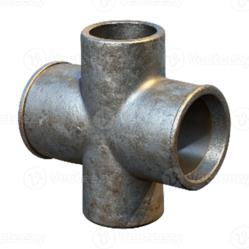 stunning creative Steel Pipes Cross Section Isolated on Transparent Background authentic png