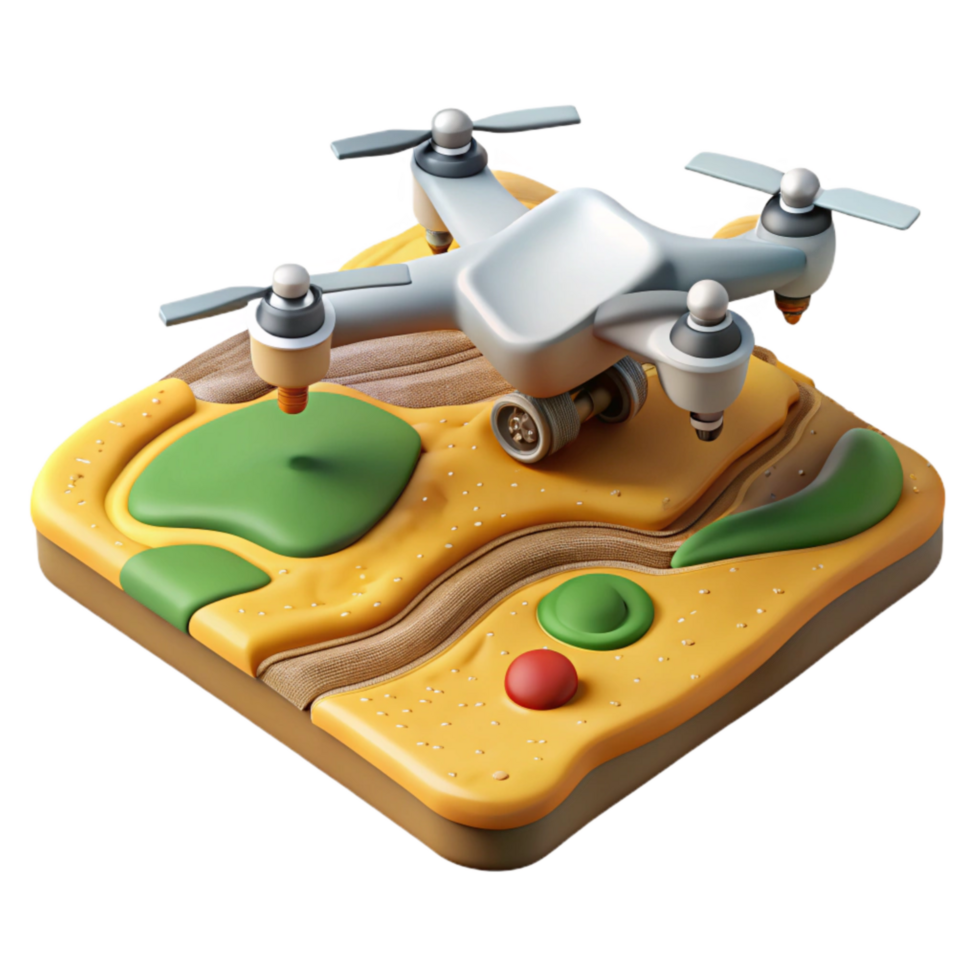 stunning abstract Drone Mapping Farmland Aerial View Transparent Background genuine png