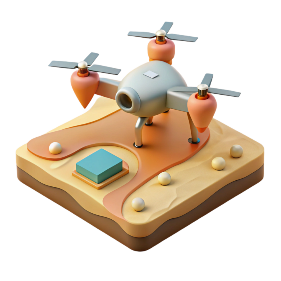 stunning creative Drone Mapping Field Boundaries Transparent Background Cutout detailed png