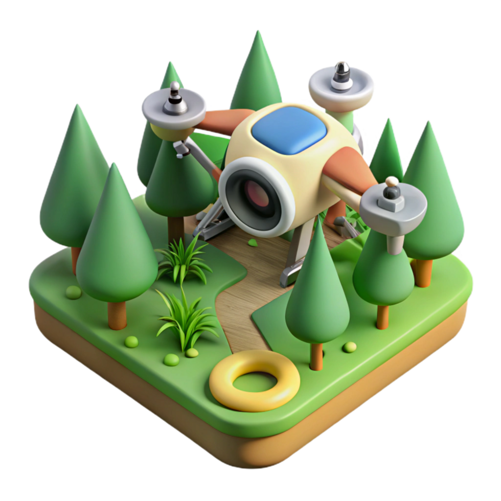 wonderful modern Drone Mapping Forest Isolated Cutout png