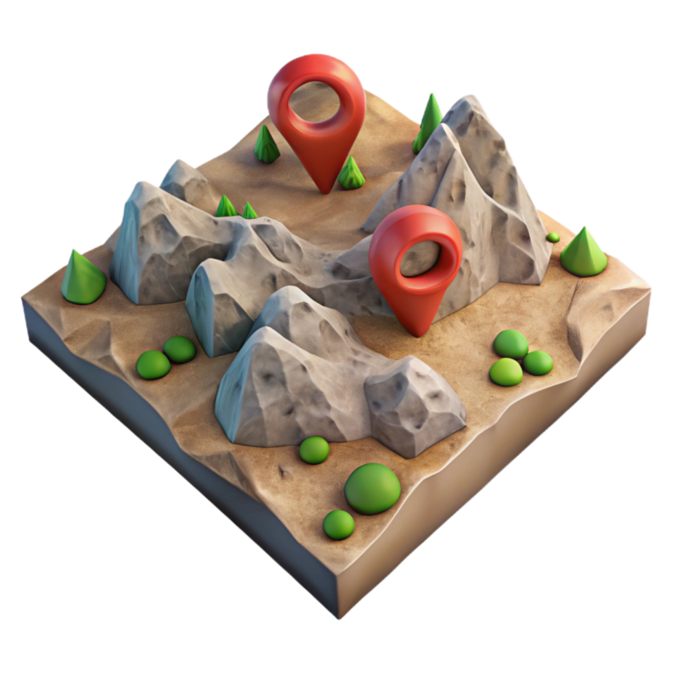 beautiful contemporary Drone Mapping Software with Topographic Data Cutout premium png
