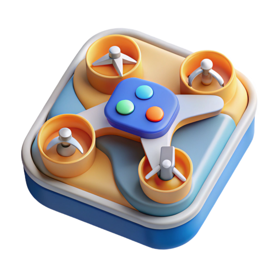 Drone Mapping Software User Interface Transparent Background png