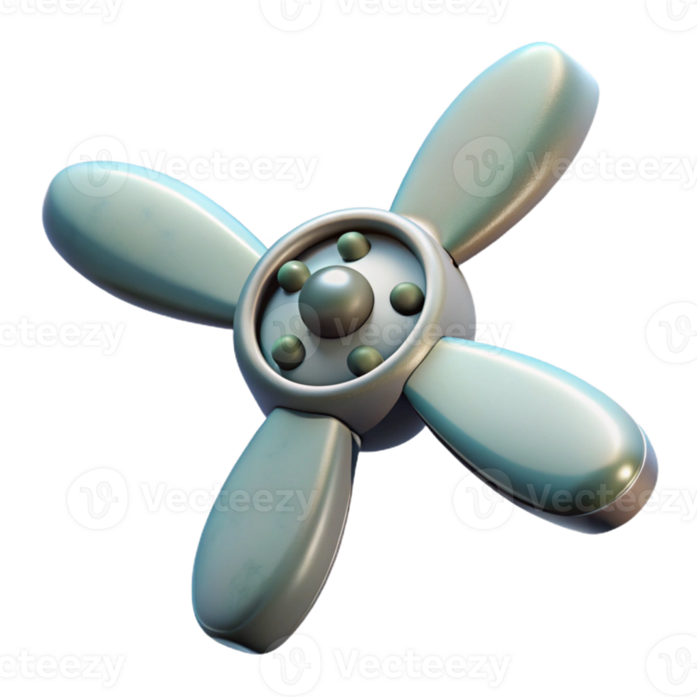 stunning modern Drone Propeller Close Up Isolated png