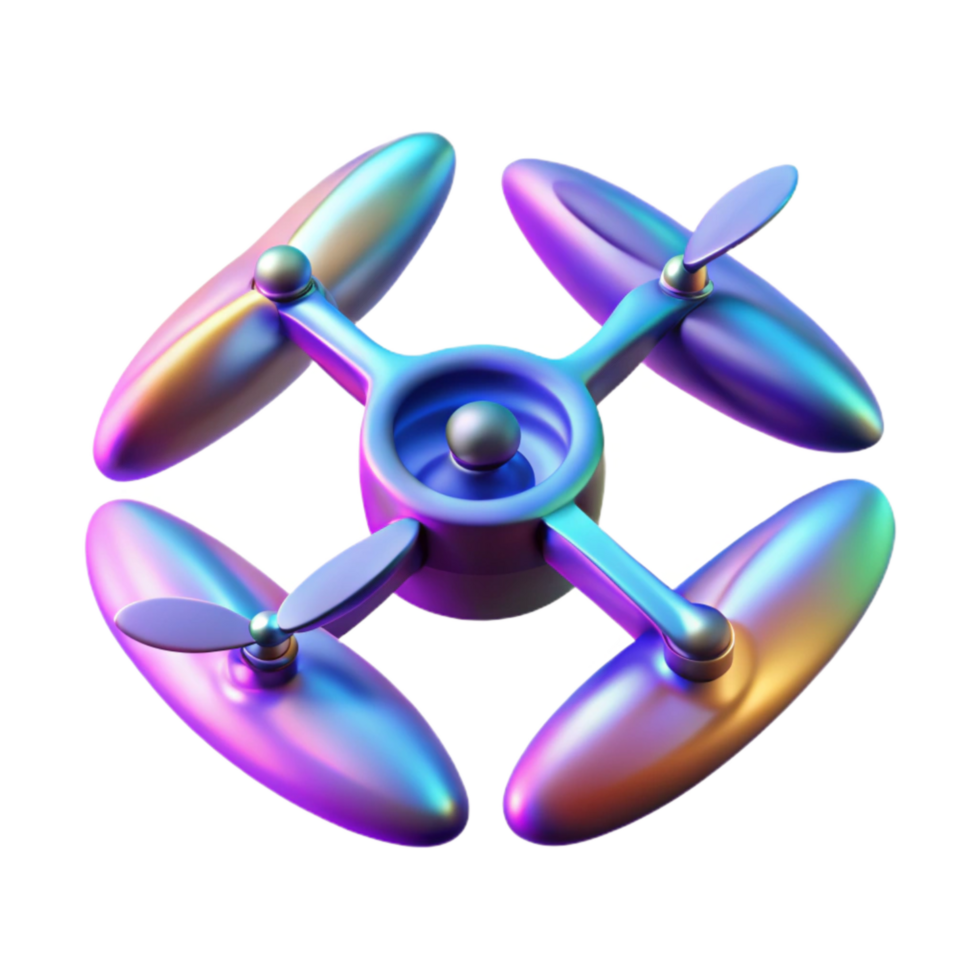 wonderful modern Drone Propellers in Blur Isolated exclusive png