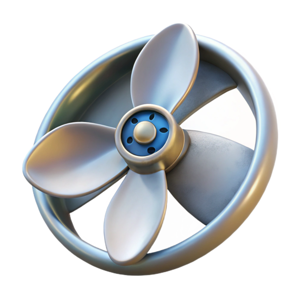 wonderful artistic Drone Propeller Close Up Isolated png