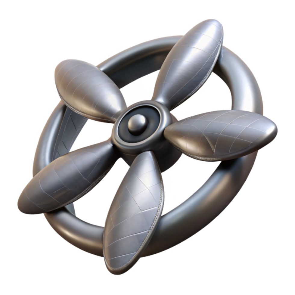 extraordinary abstract Drone Propeller Close Up Isolated premium png