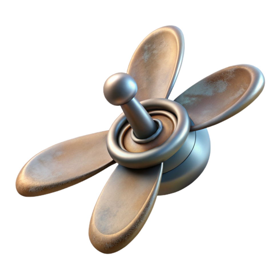 stunning abstract Drone Propeller Spinning Isolated premium png