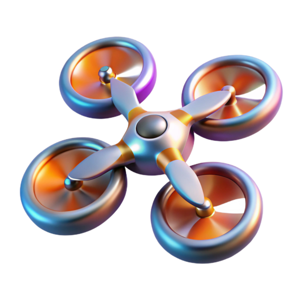 wonderful contemporary Drone Propellers in Blur Isolated professional png