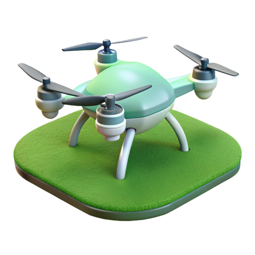 impressive abstract Drone Shadow on Green Field Isolated premium png