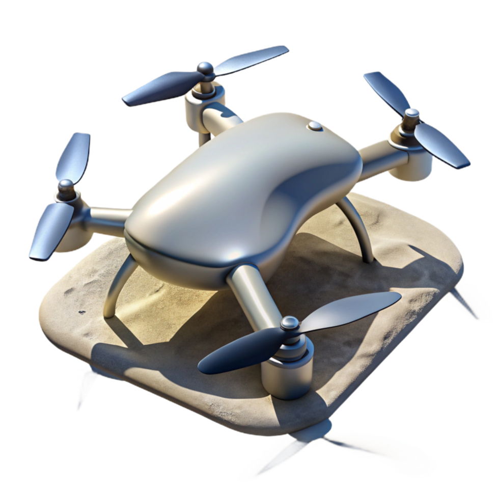serene artistic Drone Shadow on Ground Transparent professional png
