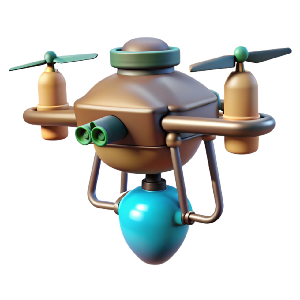 magnificent rustic Drone Spraying Fertilizer Transparent professional png