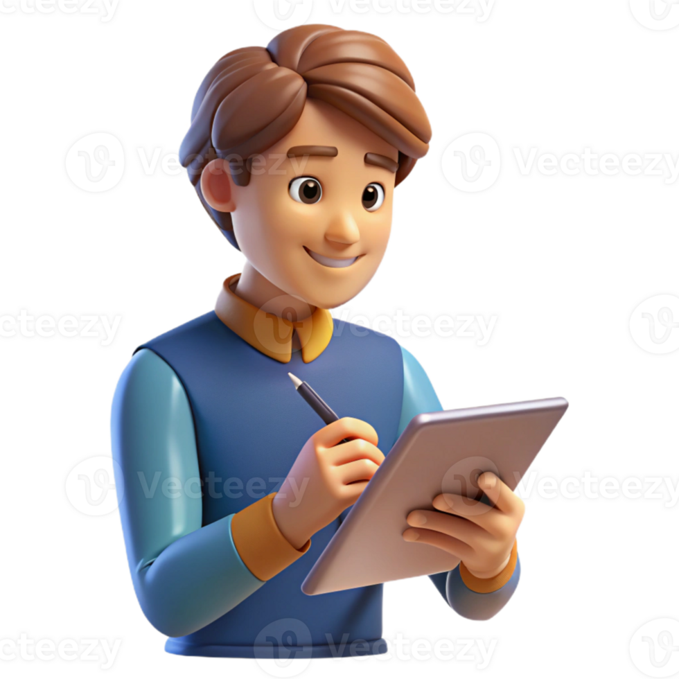 vibrant abstract Student Taking Notes During Online Lecture Transparent Background authentic png