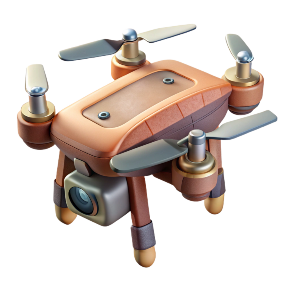impressive artistic Drone with Adjustable Camera Angle Cutout authentic png