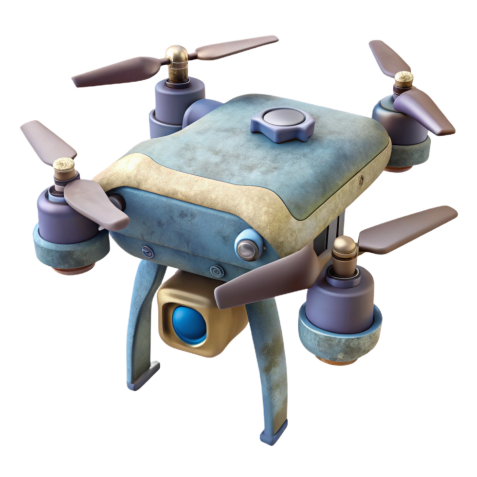 impressive abstract Drone with Attached Fpv Camera Cutout genuine png
