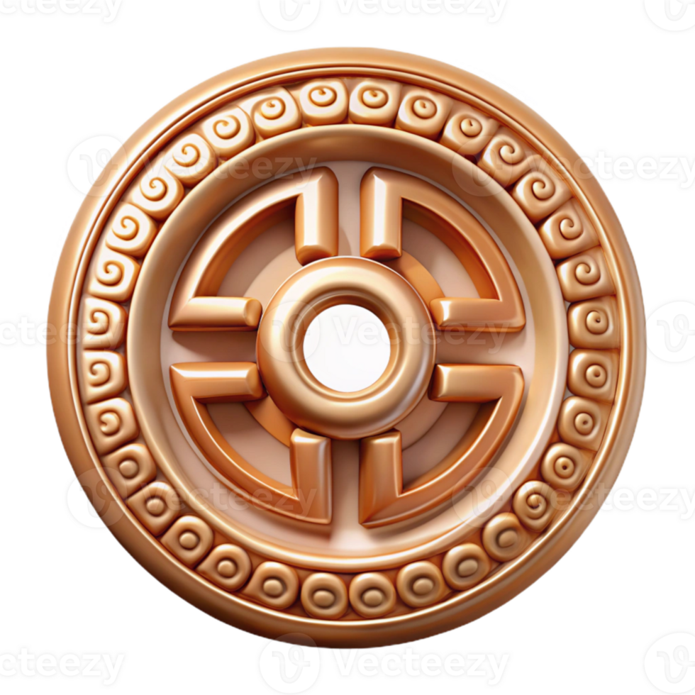 vibrant traditional Stylized Greek Meander Pattern Decorative Border Isolated authentic png