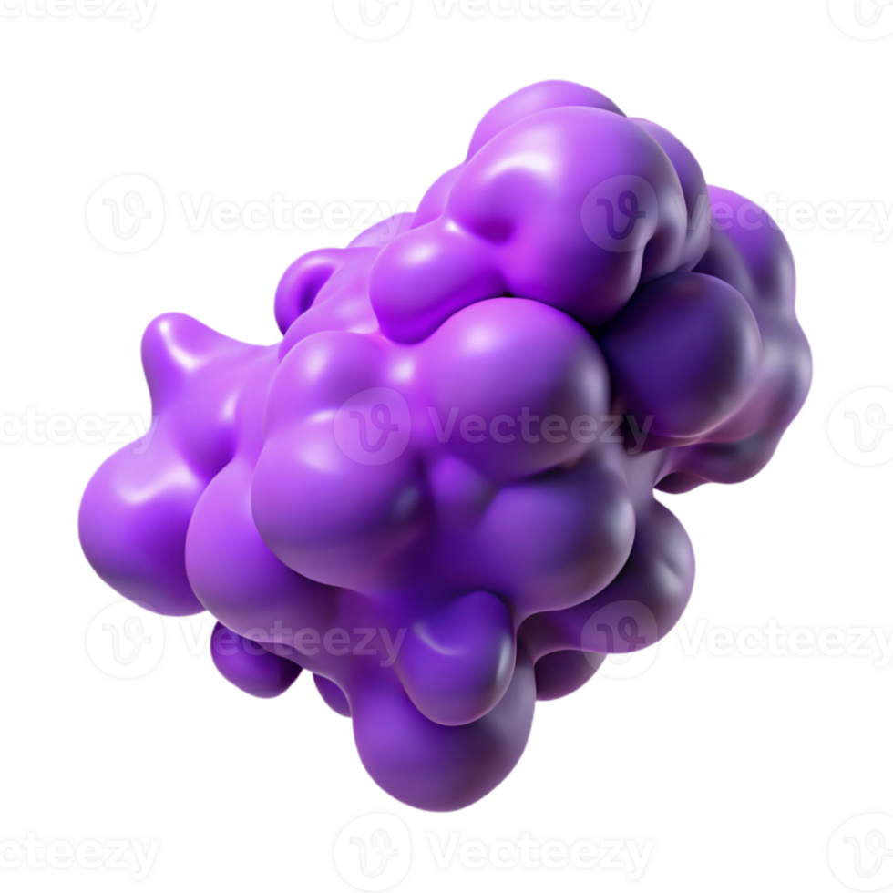 dramatic vintage Stylized Purple Smoke Cutout Isolated original png