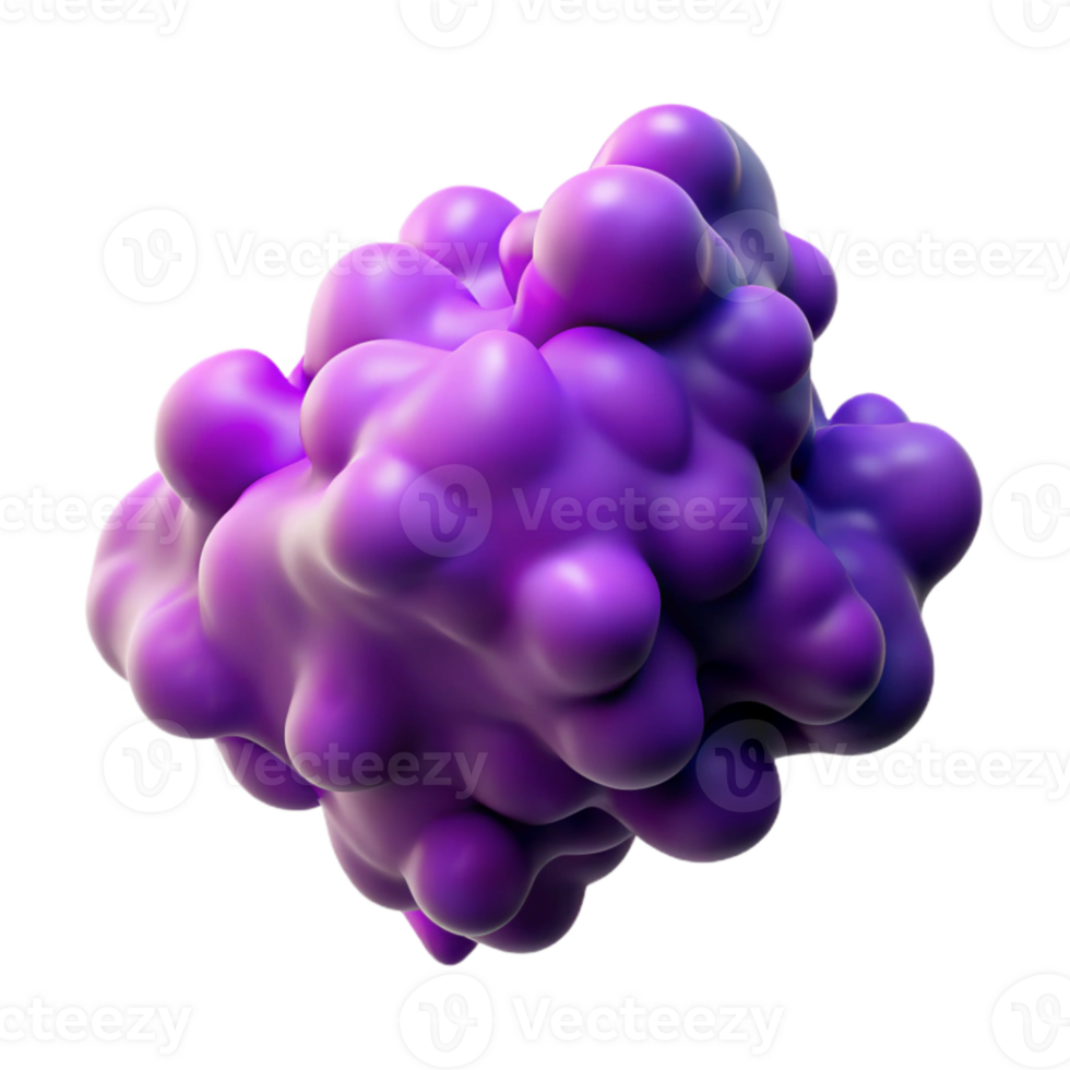 vibrant vintage Stylized Purple Smoke Cutout Isolated detailed png