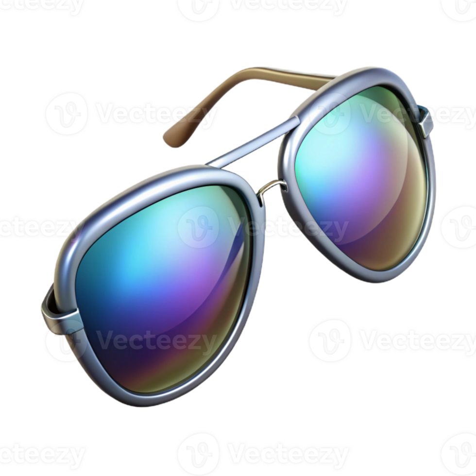 extraordinary vintage Sunglasses Aviator Style Reflective Lenses Cutout professional png