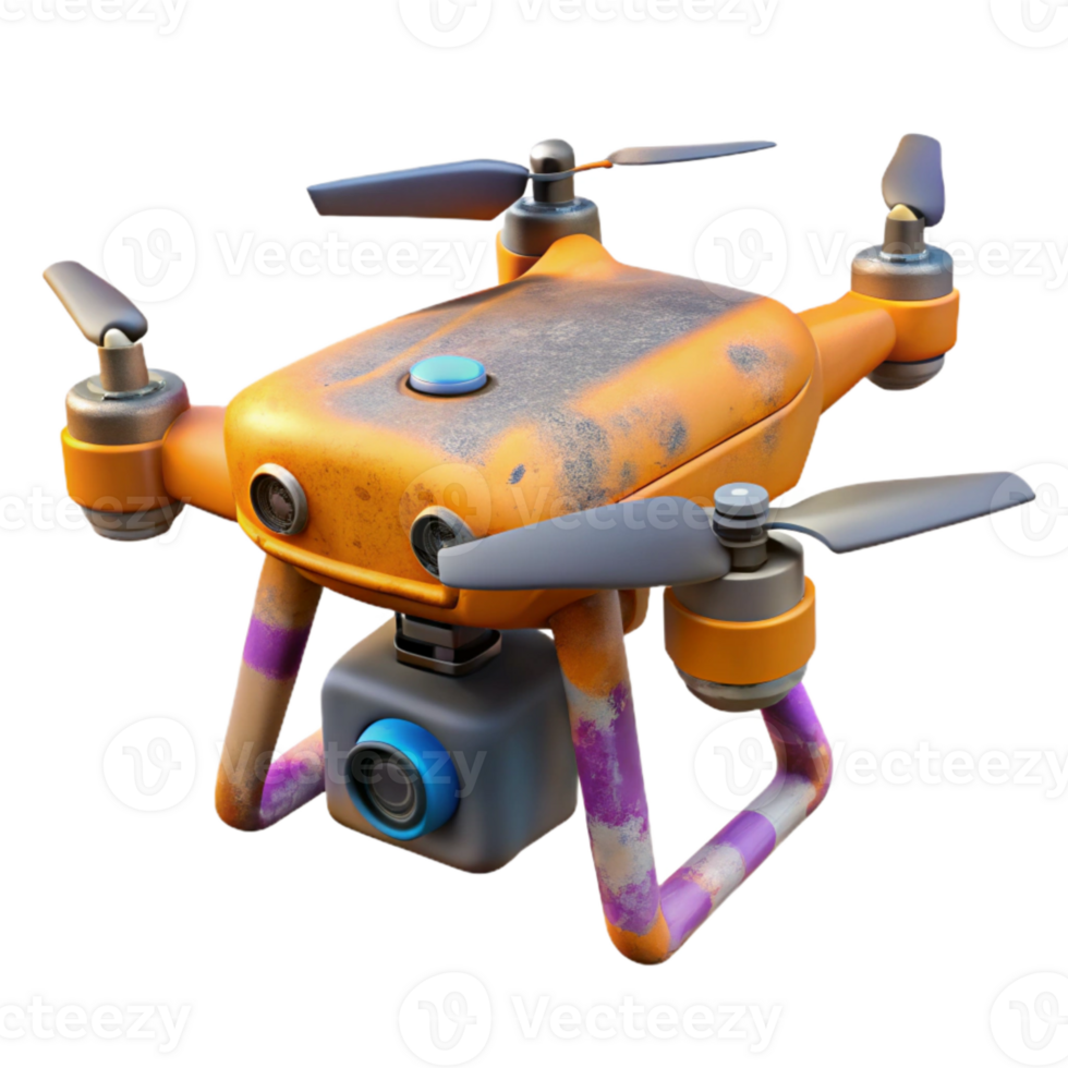 dramatic creative Drone with Attached Thermal Imaging Camera Cutout high resolution png
