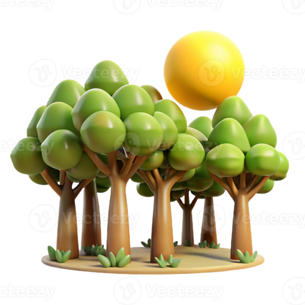 extraordinary creative Sunlight Through Trees Isolated high resolution png