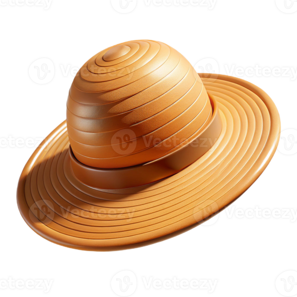 extraordinary minimalist Sun Hat Wide Brim Isolated high resolution png