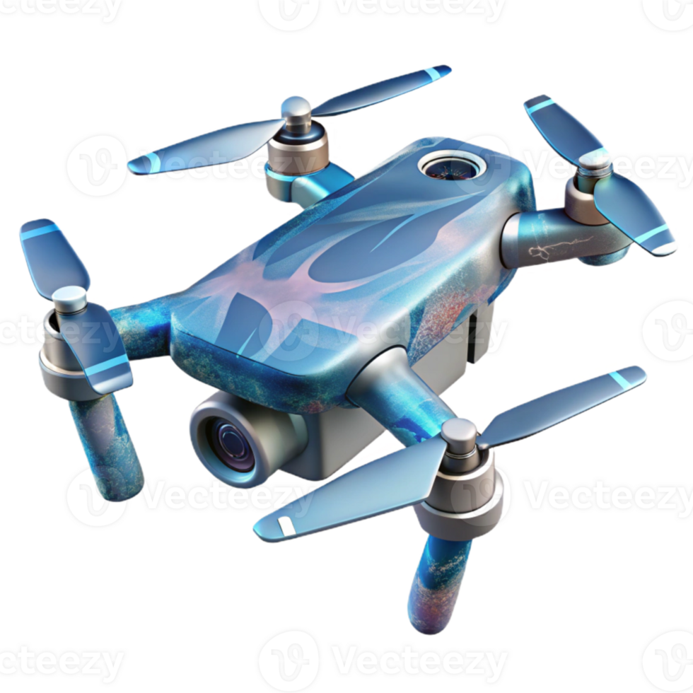 wonderful creative Drone with Camera Pointed Downward Isolated png