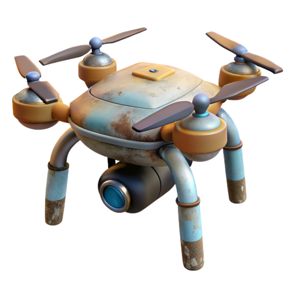 wonderful artistic Drone with Customizable Settings Isolated authentic png
