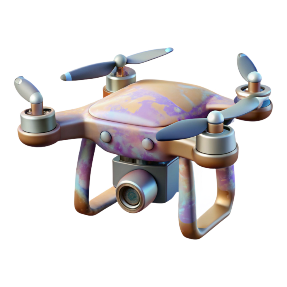 magnificent creative Drone with Gimbal Stabilized Camera Cutout professional png
