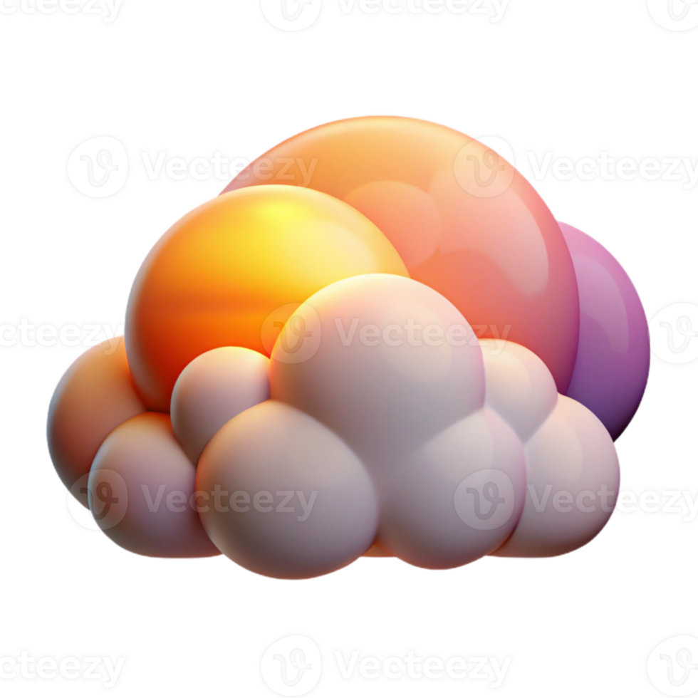 magnificent rustic Sunset Clouds Colorful Transparent professional png
