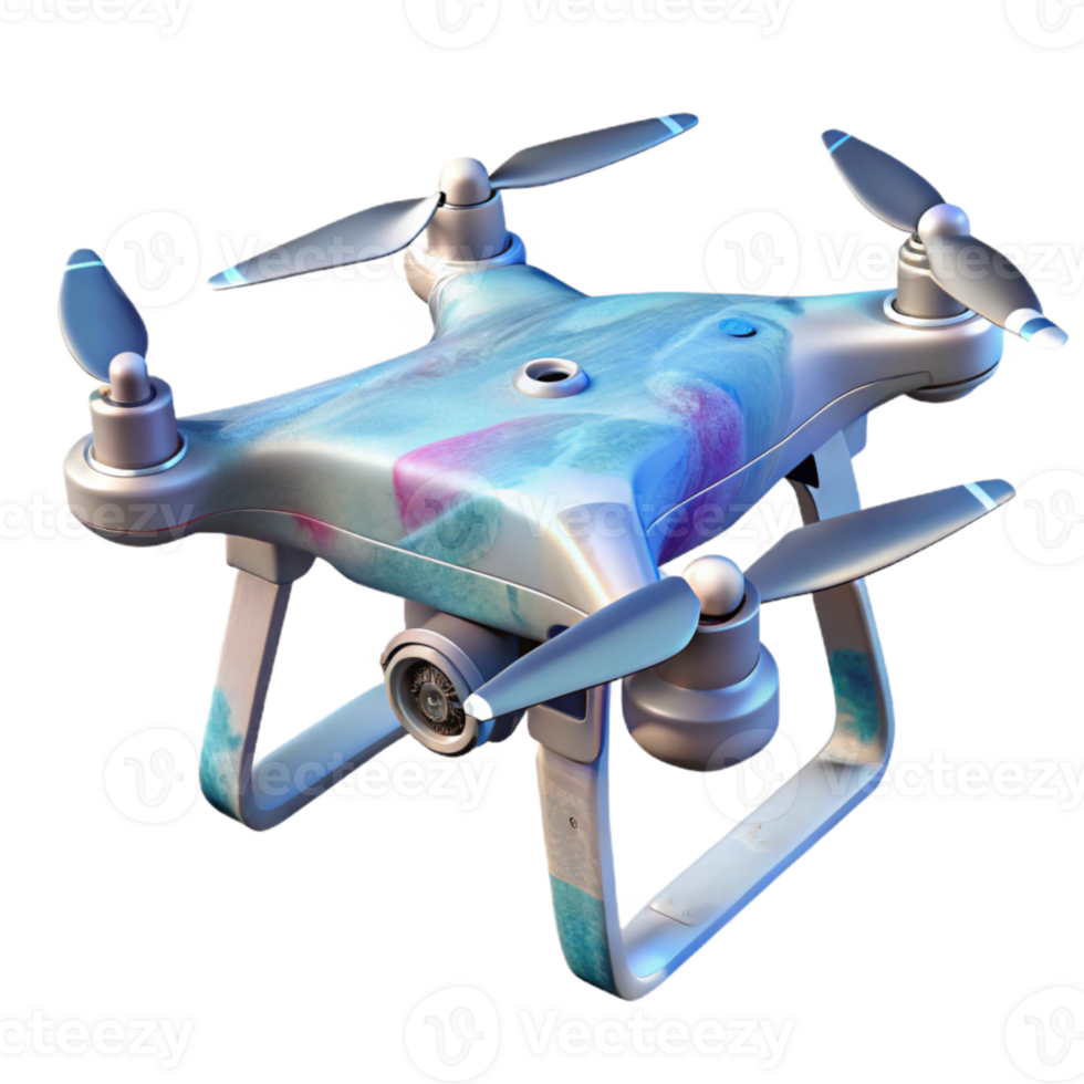 impressive artistic Drone with High Definition Recording Cutout high resolution png