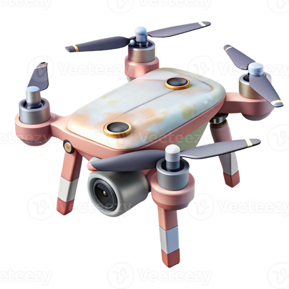 stunning creative Drone with High Resolution Camera Isolated authentic png