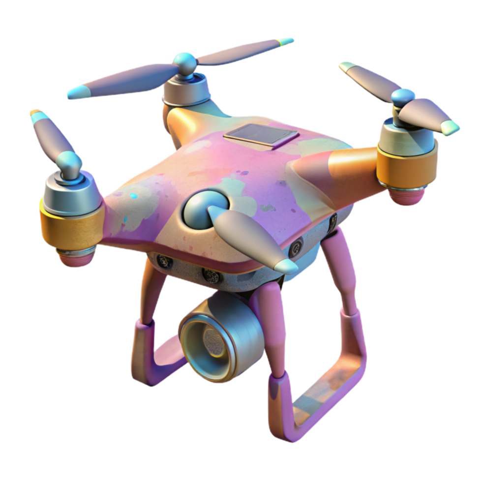 magnificent contemporary Drone with Hyperspectral Camera Cutout premium png