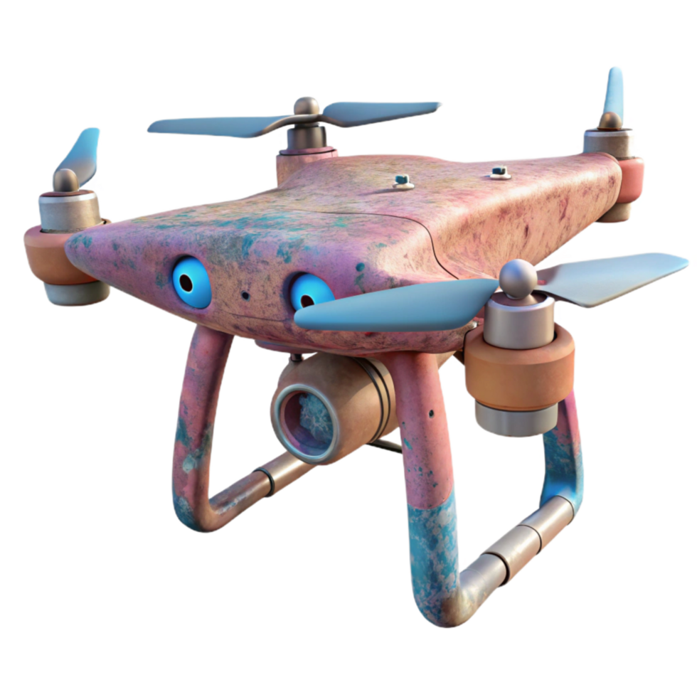 wonderful artistic Drone with Hyperspectral Camera Cutout authentic png