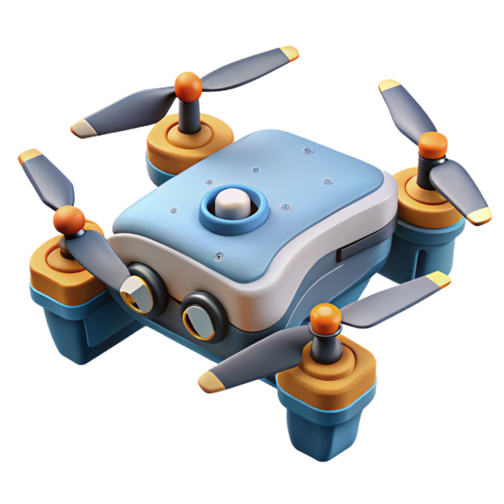 dramatic creative Drone with Integrated Flight Controller Cutout authentic png