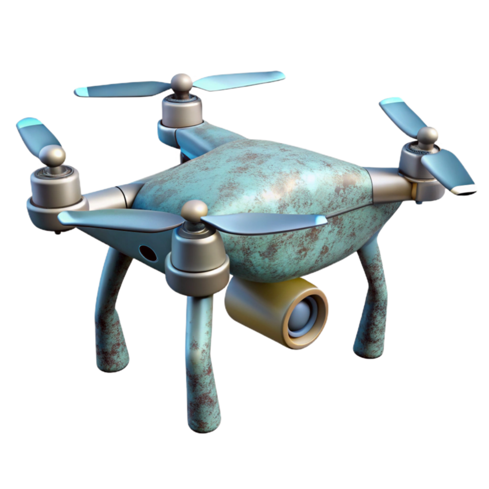 elegant classic Drone with Lidar Technology Cutout authentic png