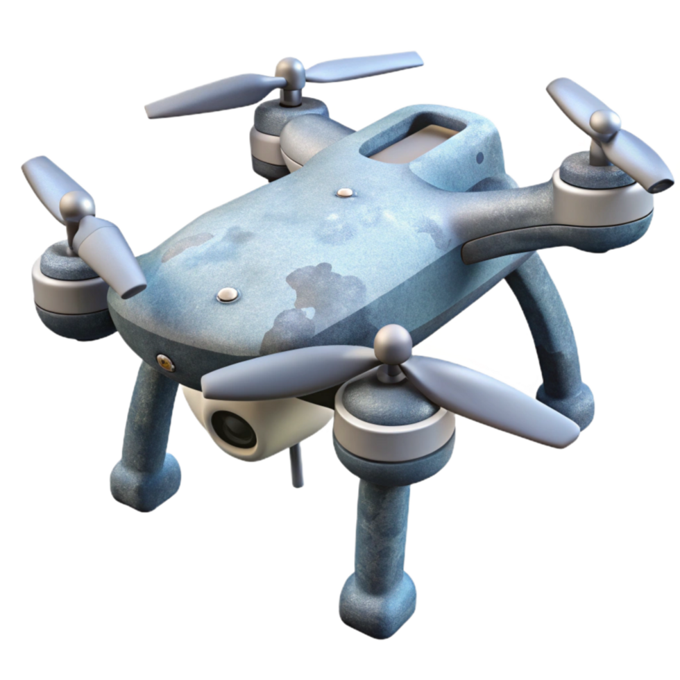 serene contemporary Drone with Lidar Technology Cutout high resolution png