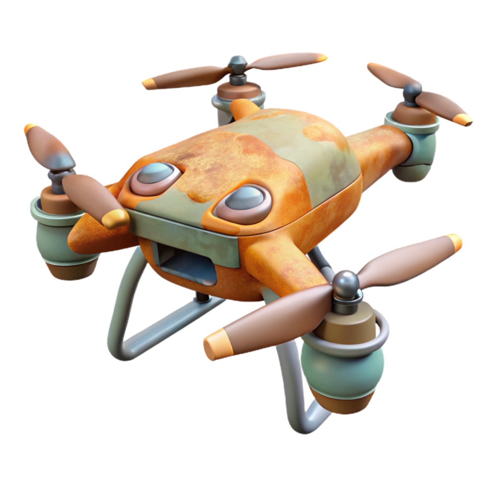 serene traditional Drone with Long Range Communication Transparent Background genuine png