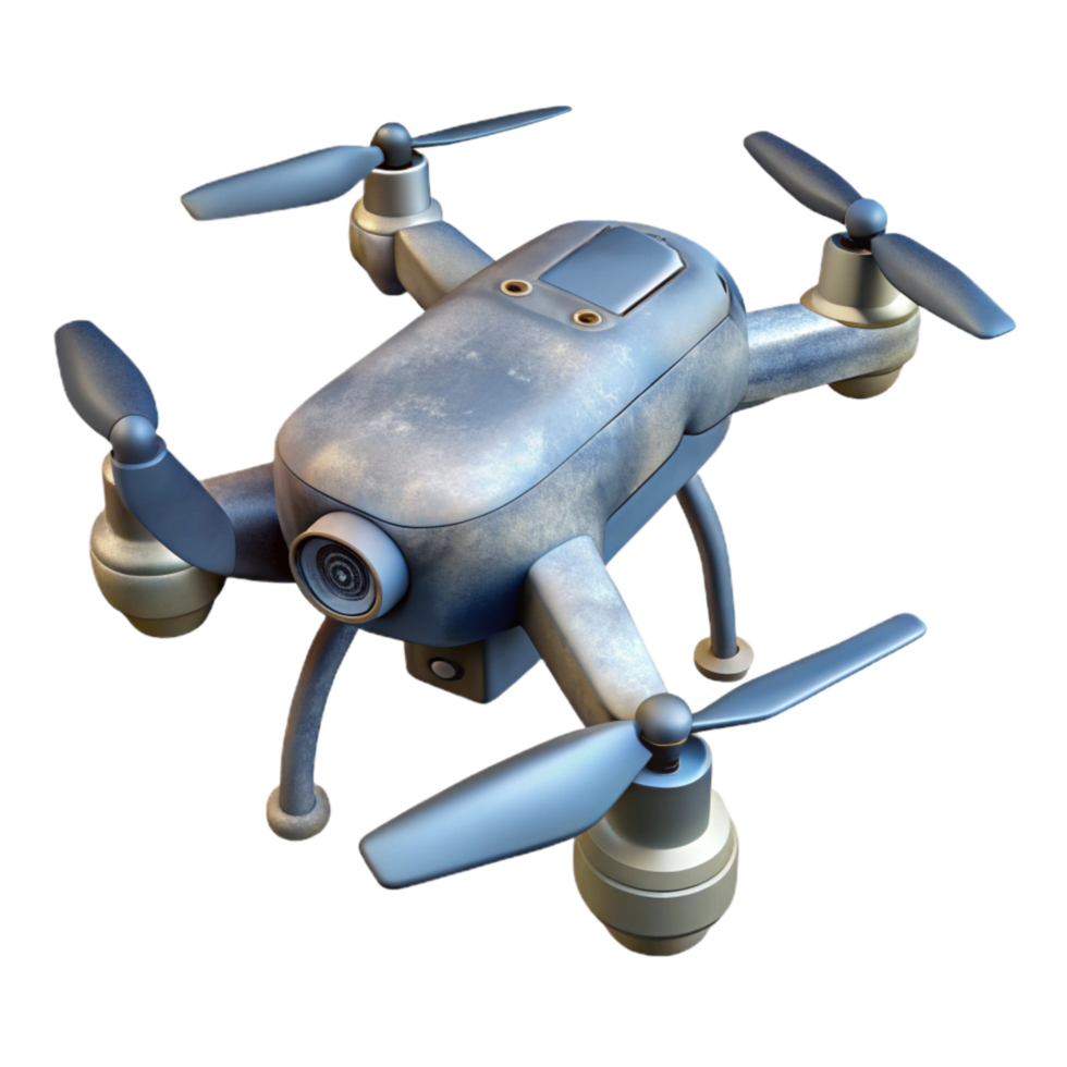 vibrant contemporary Drone with Shadow Transparent Background authentic png